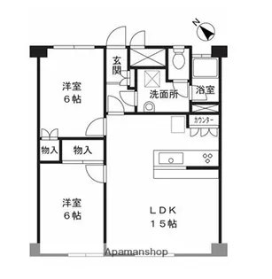 市ヶ尾内野ビル【4階】の間取り