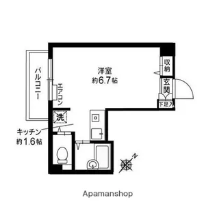 ラ・レイネ鷺沼【1階】の間取り