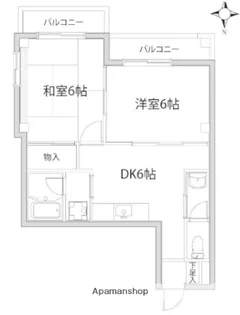 フェリス宮前平Ⅱ【207号室】の間取り
