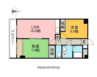 ル・シエール鷺沼【4階】の間取り