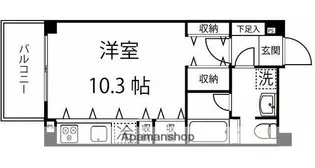 THE LEGIAN【1階】の間取り