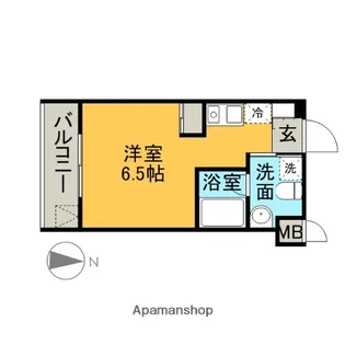 バージュアル横濱あざみ野【406号室】の間取り