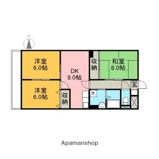 クライムエイト【302号室】の間取り