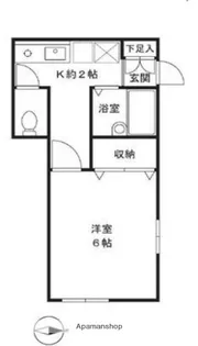 ボナールソフィア宮崎台【1階】の間取り