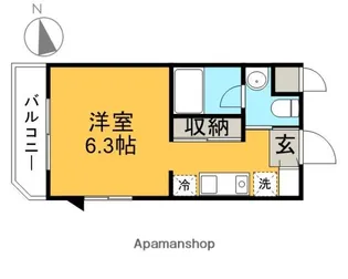 バージュアル横濱あざみ野【3階】の間取り