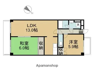 美しが丘グリーンパーク【301号室】の間取り