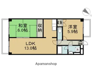 美しが丘グリーンパーク【303号室】の間取り