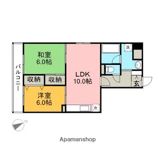 サンクレスト宮崎台【505号室】の間取り