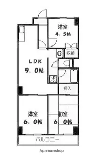 サンクレスト宮崎台【402号室】の間取り