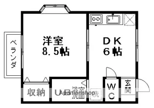 グリーンリーフ市ヶ尾【1階】の間取り