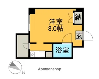 ブライトウエスト江田【511号室】の間取り