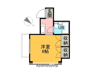 レジデンスヘリオス【4階】の間取り