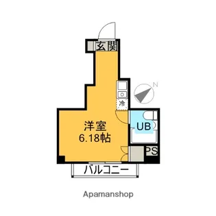 レジデンスヘリオス【2階】の間取り