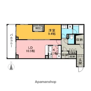 S−FORT横浜青葉台【2階】の間取り