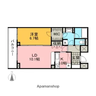 S−FORT横浜青葉台【2階】の間取り