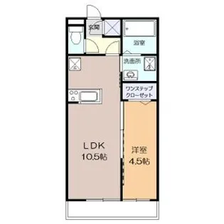 メゾンアイリス【102号室】の間取り