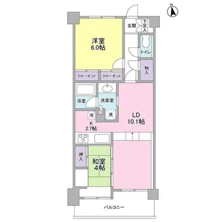 M CROSS【1階】の間取り