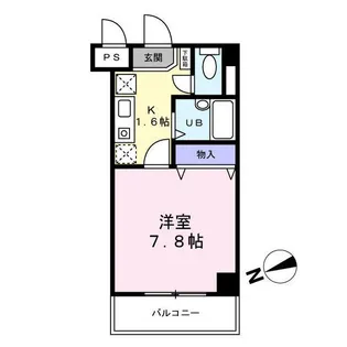 ベルデュール宮前平【5階】の間取り