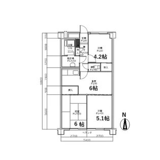 ガーデンハイツ安藤【3階】の間取り