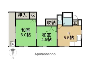 高山ビル【2階】の間取り