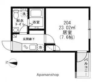 リバティヒルズ【2階】の間取り