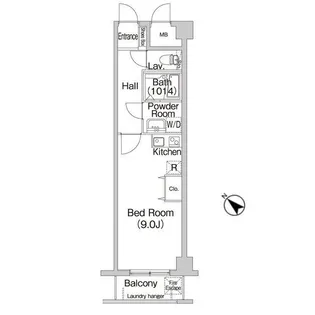 コンフォリアたまプラーザ【1階】の間取り