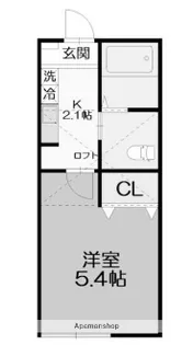 DENあざみ野【2階】の間取り
