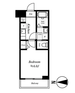 ラフィスタ宮崎台【2階】の間取り