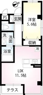 ウエストヒルズ【3階】の間取り