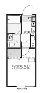 エスポワールあざみ野【2階】の間取り