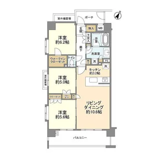 ジェイパレス宮崎台【2階】の間取り