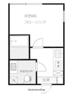 ユニコーン美しが丘【101号室】の間取り