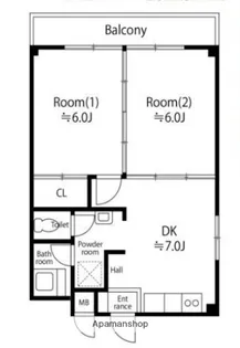 グランメゾン鷺沼【2階】の間取り