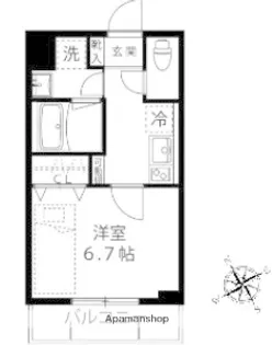 LOC’S SAGINUMA【2階】の間取り