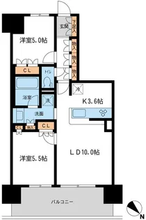 BLESS宮崎台【12階】の間取り