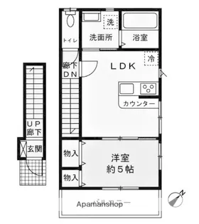 YKⅡ【203号室】の間取り