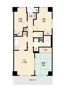 アーバンパーク市ヶ尾【0303号室】の間取り