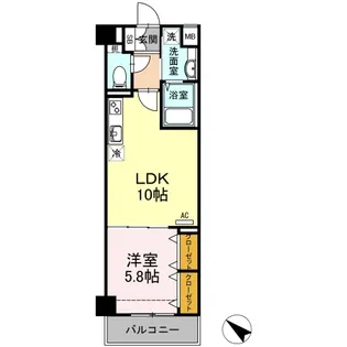 PLUMERIA【4階】の間取り