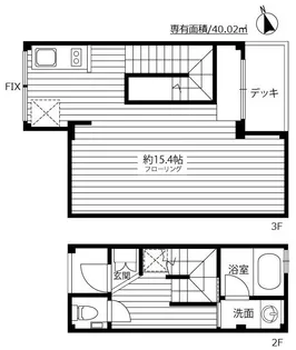 AZTO宮崎台MーBASE 02【2階】の間取り