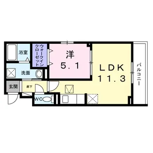 HICALTHA宮崎台【1階】の間取り