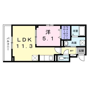 HICALTHA宮崎台【3階】の間取り