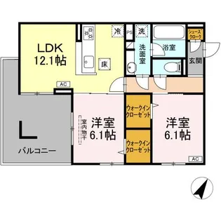 フェリーチェ【1階】の間取り