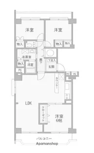 メゾン宮前平【1階】の間取り