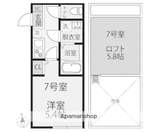 パークメゾン鷺沼【2階】の間取り
