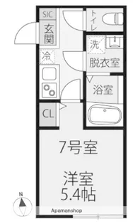 パークメゾン鷺沼【1階】の間取り