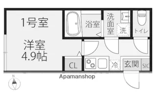 パークメゾン鷺沼【1階】の間取り