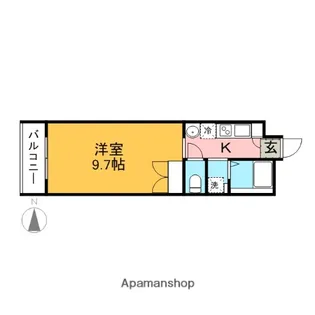 ジュネス【3階】の間取り