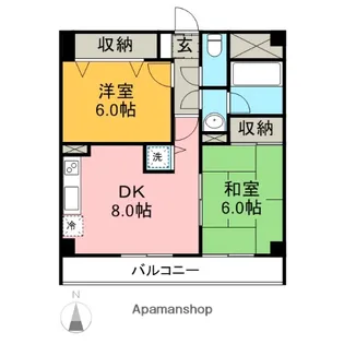 宮崎台コートパレス【3階】の間取り
