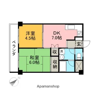 エミネンス市ヶ尾【4階】の間取り