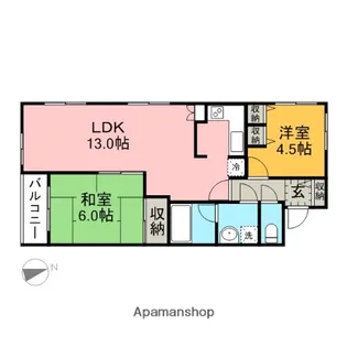 クラージュコーヤ【3階】の間取り